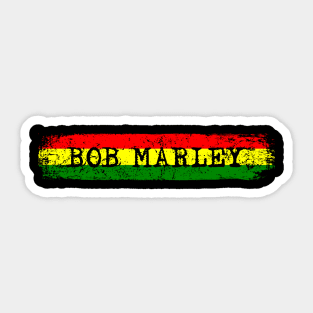 Jamaican Distressed Design Sticker